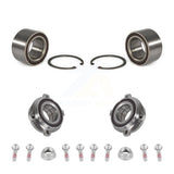 Front Rear Wheel Bearing And Hub Assembly Kit For 2015-2016 Mercedes-Benz C300 K70-101906