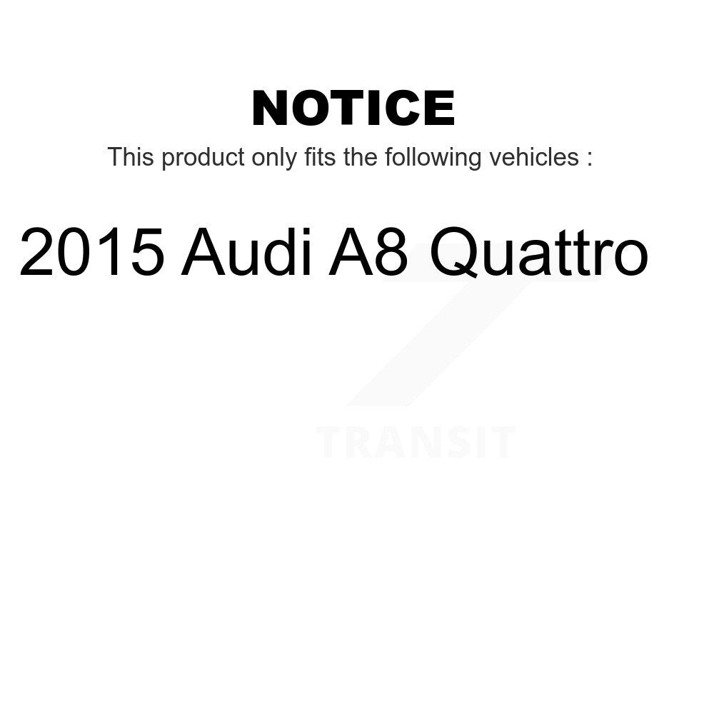 Front Rear Wheel Bearing And Hub Assembly Kit For 2015 Audi A8 Quattro K70-101903