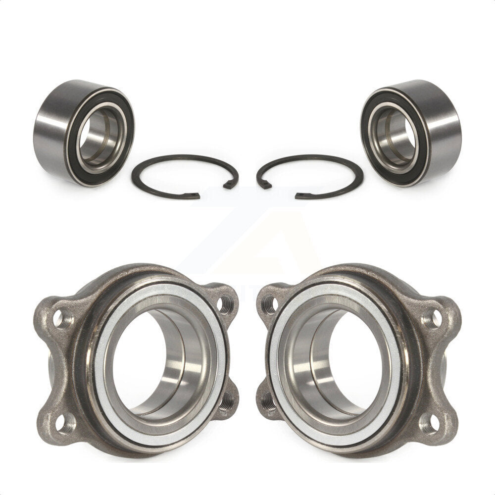 Front Rear Wheel Bearing And Hub Assembly Kit For 2015 Audi A8 Quattro K70-101903