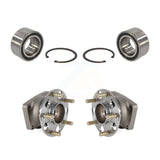 Front Rear Wheel Bearing And Hub Assembly Kit For 2016-2022 Honda HR-V AWD K70-101796
