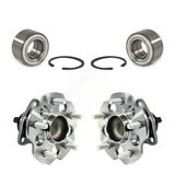 Front Rear Wheel Bearing And Hub Assembly Kit For 2017-2018 Toyota Prius V K70-101656
