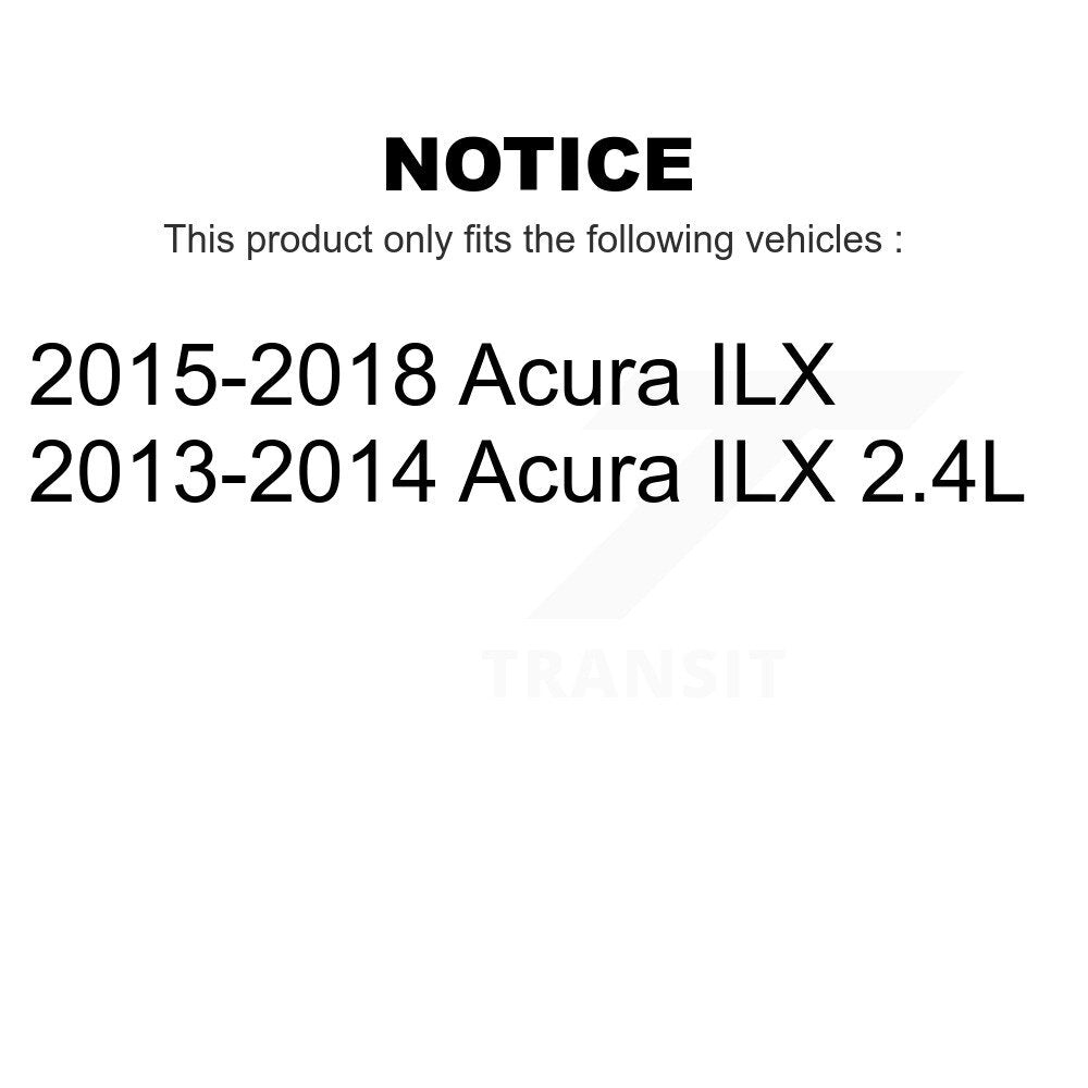 Front Rear Wheel Bearing And Hub Assembly Kit For Acura ILX K70-101681
