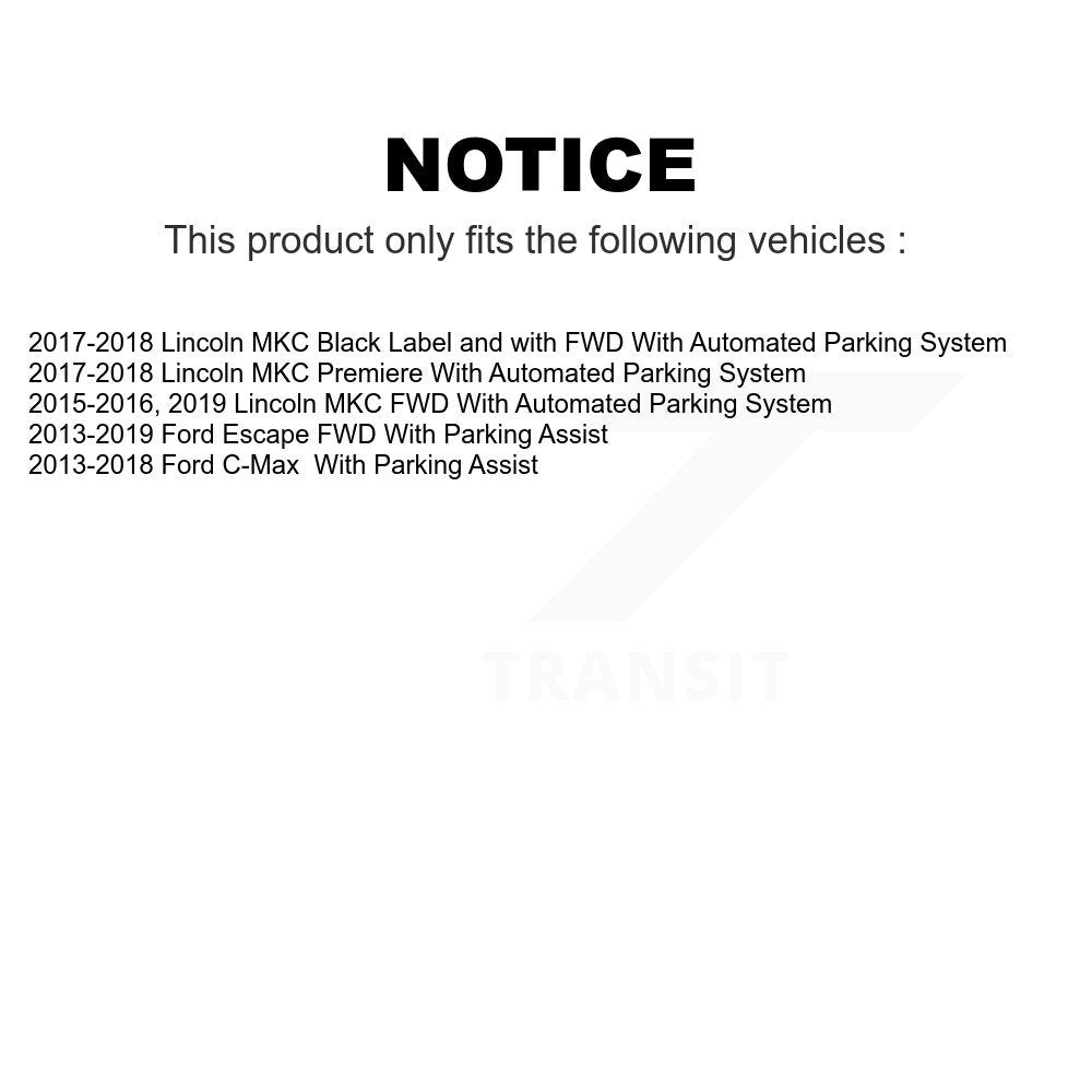 Front Rear Wheel Bearing And Hub Assembly Kit For Ford Escape Lincoln MKC C-Max K70-101902