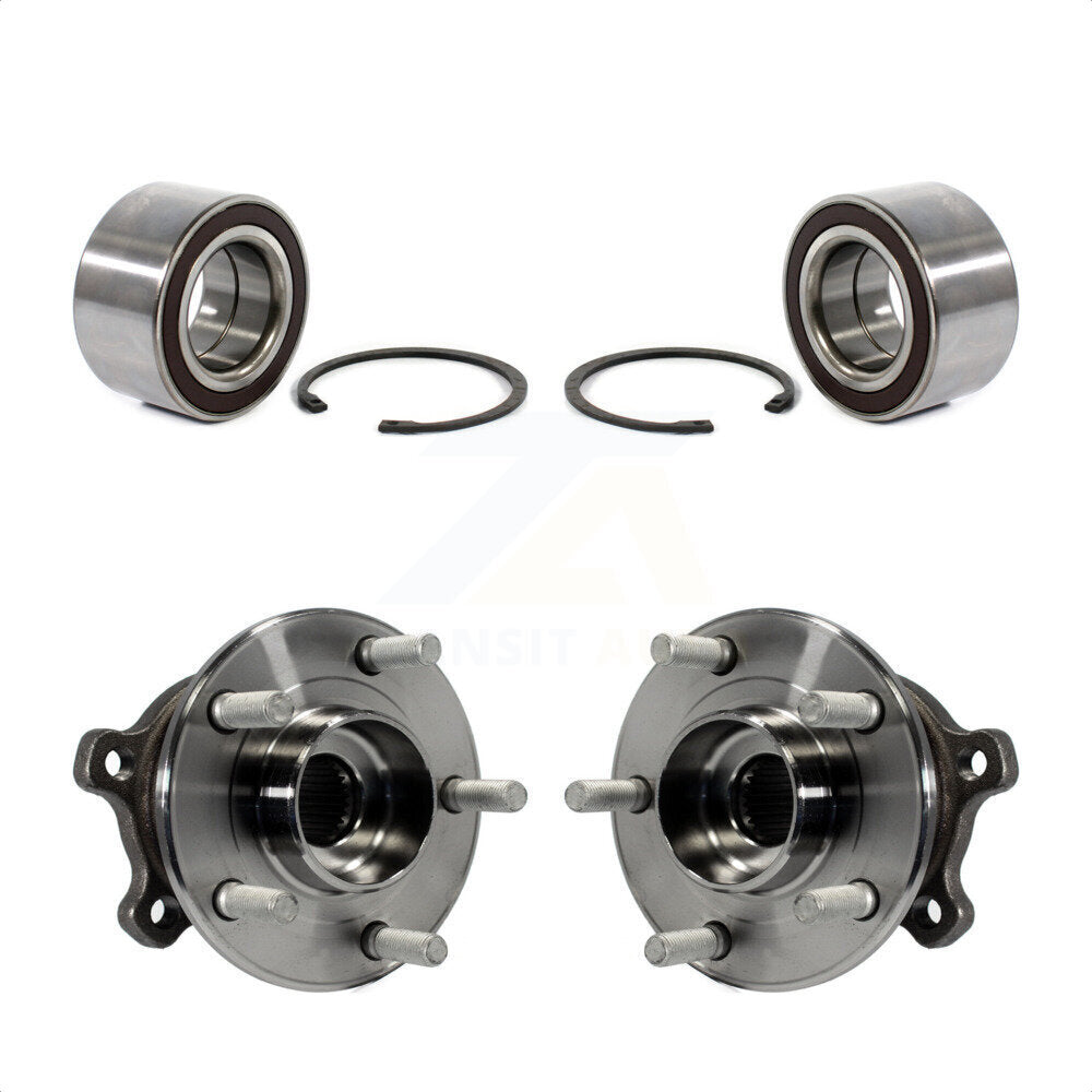 Front Rear Wheel Bearing And Hub Assembly Kit For Ford Escape Lincoln MKC K70-101678