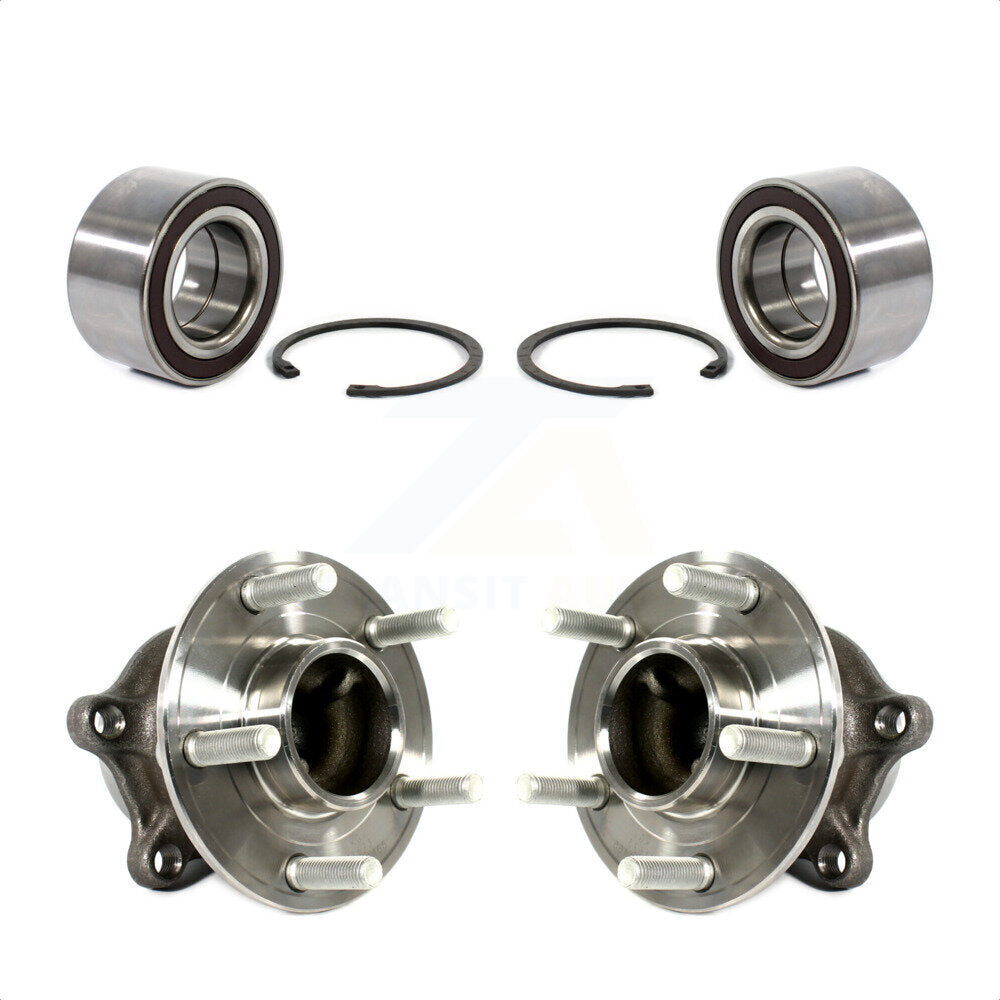 Front Rear Wheel Bearing And Hub Assembly Kit For Ford Focus With Parking Assist K70-101675
