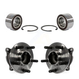 Front Rear Wheel Bearing And Hub Assembly Kit For Ford Focus Without Active Park Assist K70-101676