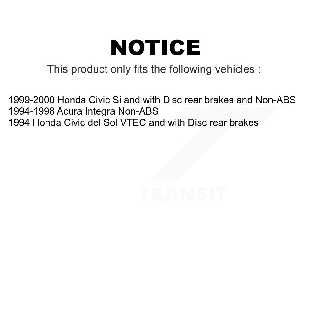 Front Rear Wheel Bearing And Hub Assembly Kit For Honda Civic Acura Integra del Sol K70-101543
