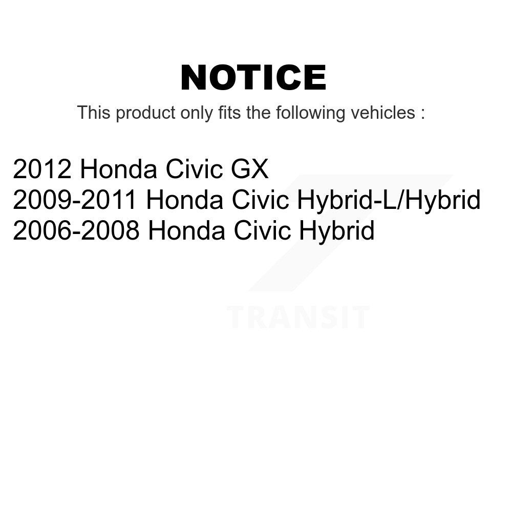 Front Rear Wheel Bearing And Hub Assembly Kit For Honda Civic K70-101627