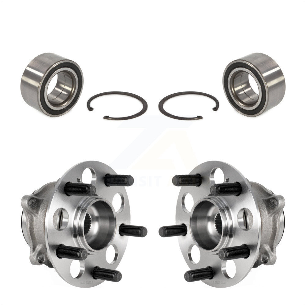Front Rear Wheel Bearing And Hub Assembly Kit For Honda Pilot K70-101795