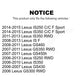 Front Rear Wheel Bearing And Hub Assembly Kit For Lexus IS250 IS350 GS350 GS300 GS430 IS F GS450h GS460 K70-101342