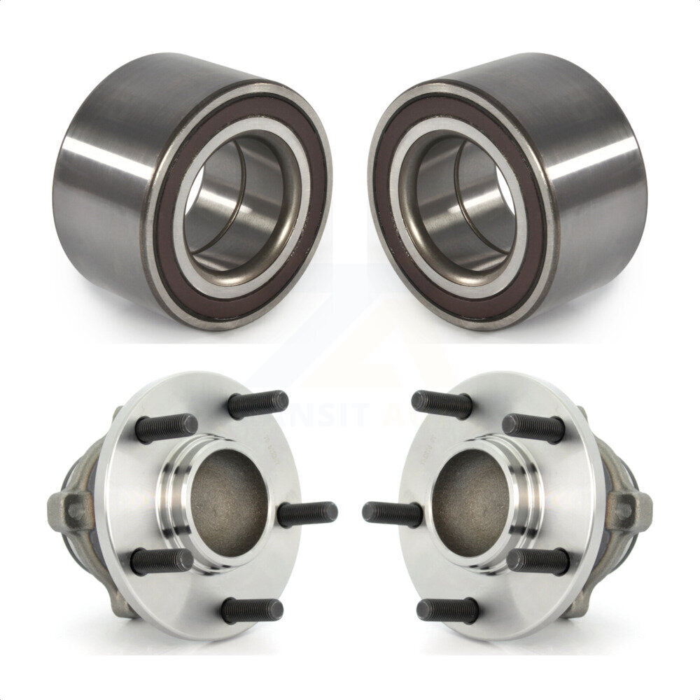 Front Rear Wheel Bearing And Hub Assembly Kit For Mazda 3 5 Sport K70-101660