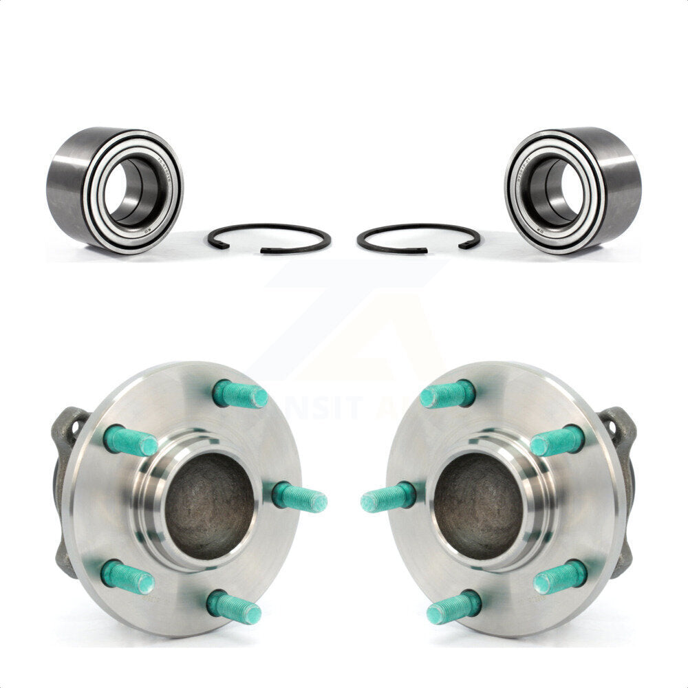 Front Rear Wheel Bearing And Hub Assembly Kit For Mazda 3 Non-ABS K70-101531
