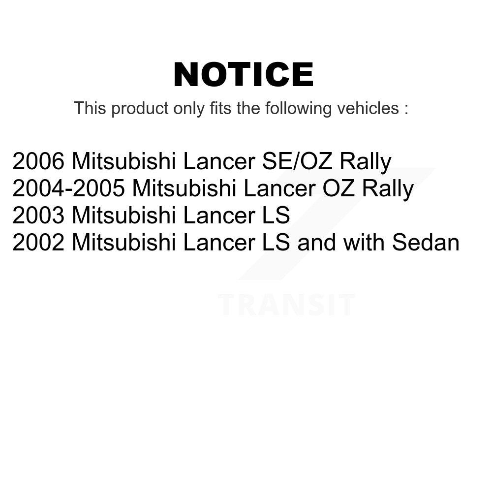 Front Rear Wheel Bearing And Hub Assembly Kit For Mitsubishi Lancer K70-101618