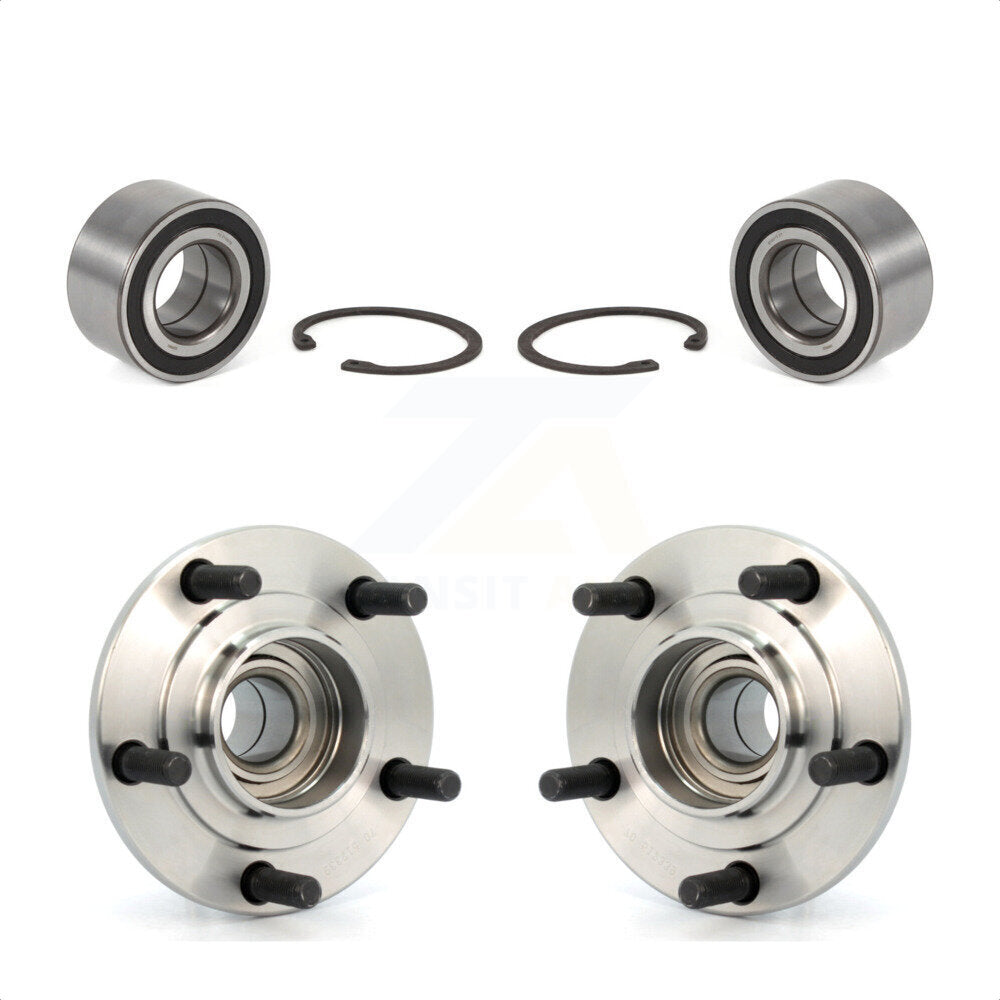 Front Rear Wheel Bearing And Hub Assembly Kit For Mitsubishi Lancer Outlander K70-101619