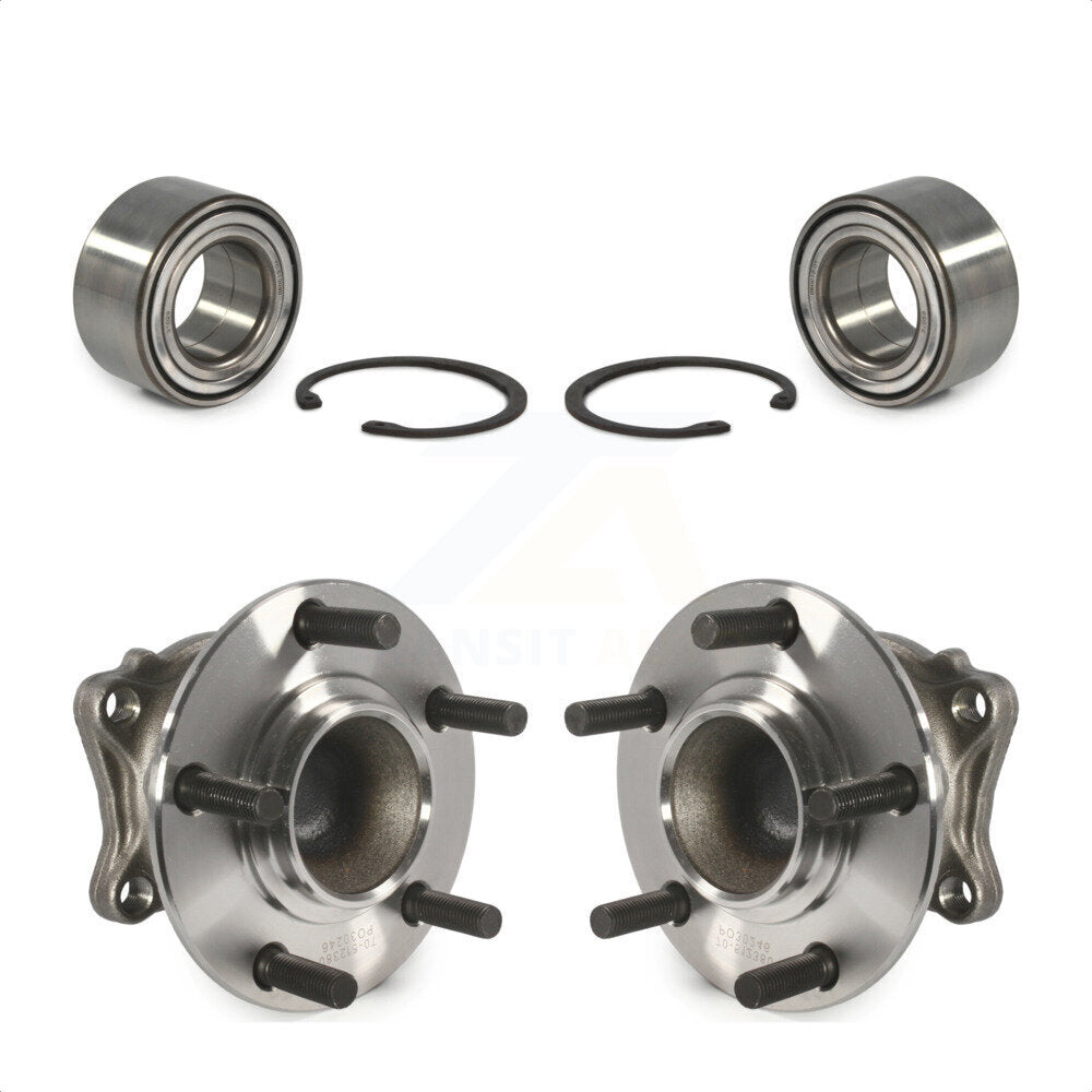 Front Rear Wheel Bearing And Hub Assembly Kit For Mitsubishi Outlander FWD K70-101636