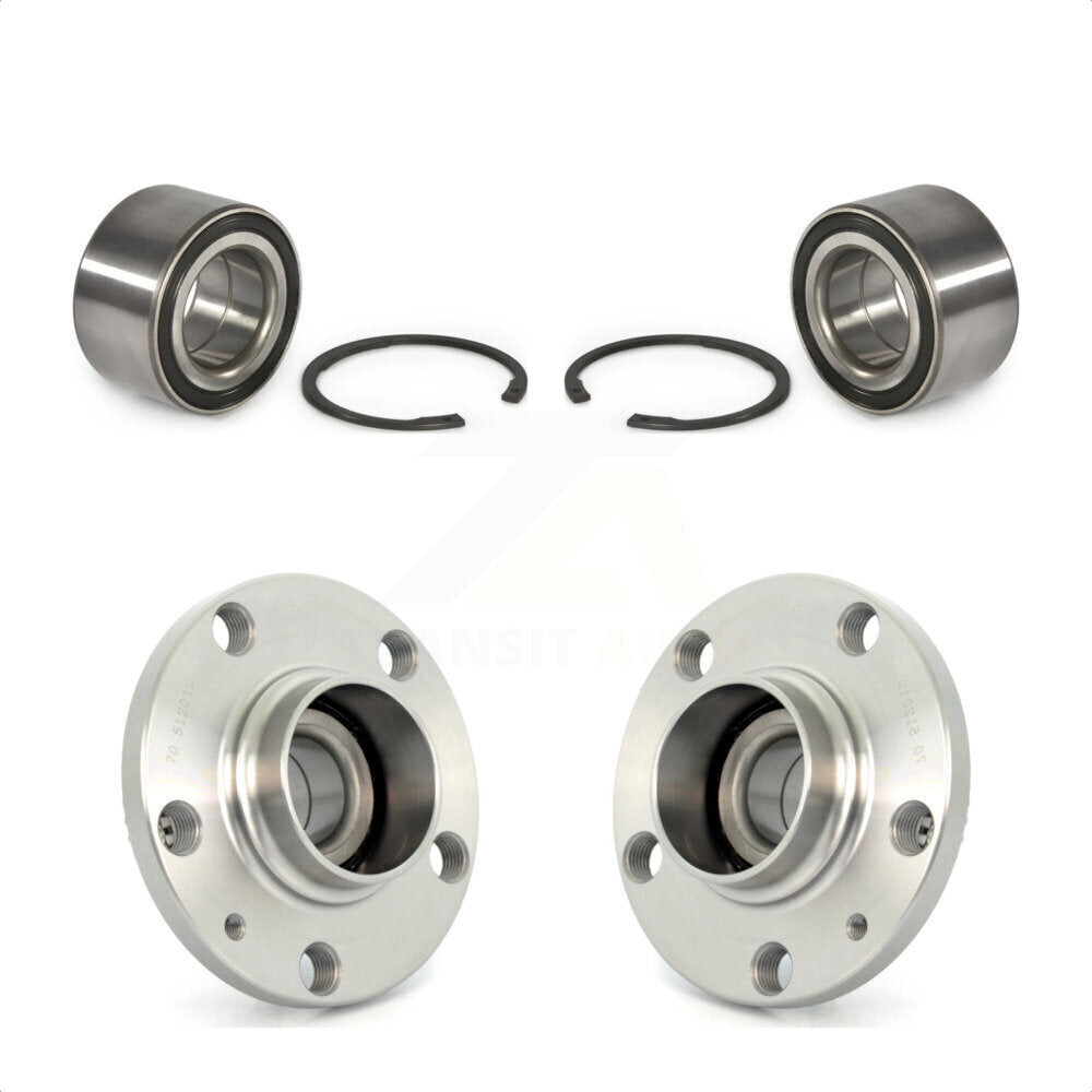 Front Rear Wheel Bearing And Hub Assembly Kit For Volkswagen Jetta Beetle Golf Audi TT Quattro K70-101532