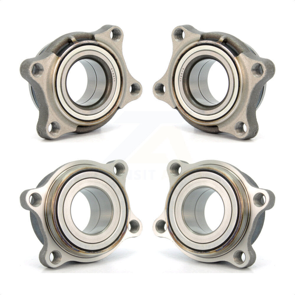 Front Rear Wheel Bearing Assembly Kit For 2004-2006 INFINITI G35 AWD Module K70-101317