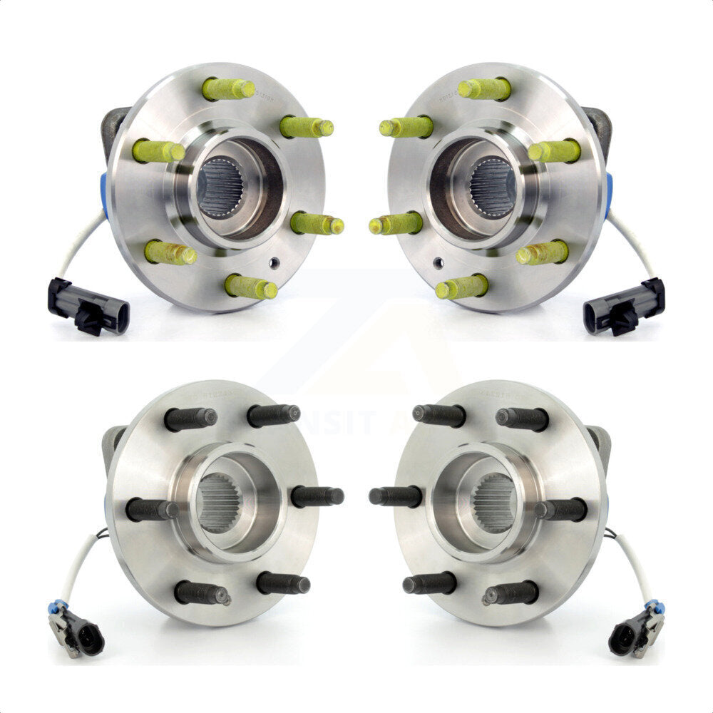 Front Rear Wheel Bearing & Hub Assembly Kit For 2004-2009 Cadillac SRX AWD K70-101200