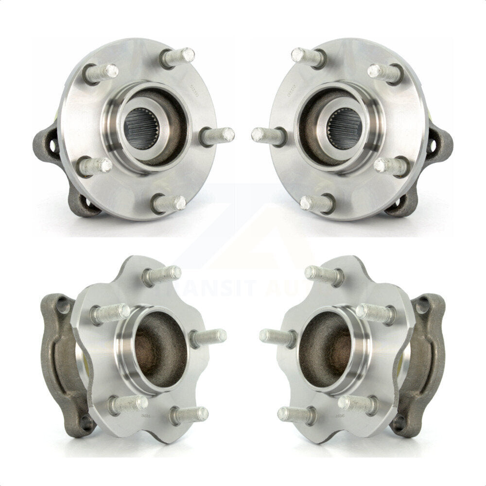 Front Rear Wheel Bearing & Hub Assembly Kit For 2004-2009 Nissan Quest K70-101277