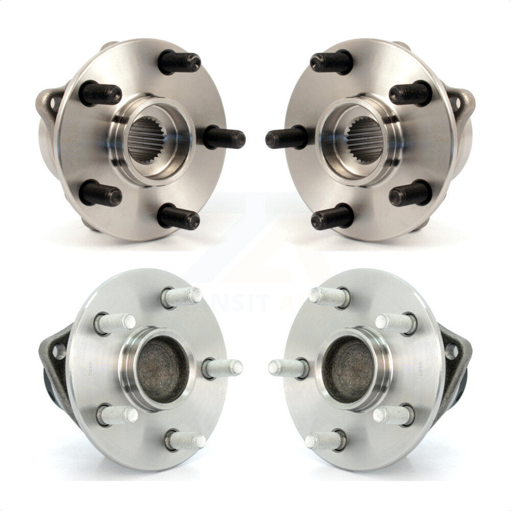 Front Rear Wheel Bearing & Hub Assembly Kit For 2004-2009 Toyota Prius K70-101254