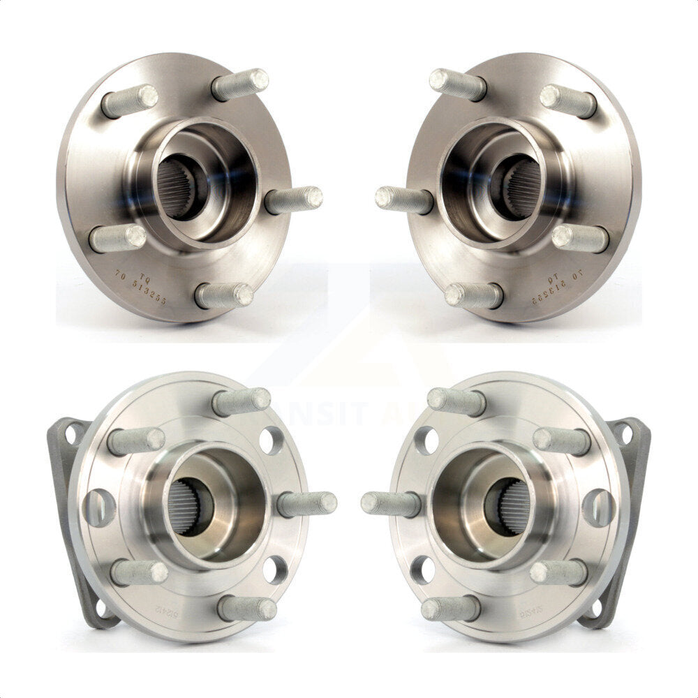 Front Rear Wheel Bearing & Hub Assembly Kit For 2005-2010 Volvo S40 V50 AWD K70-101240