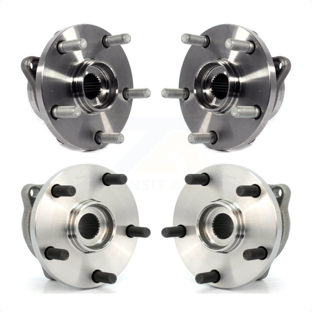 Front Rear Wheel Bearing & Hub Assembly Kit For 2006-2007 Subaru B9 Tribeca K70-101866