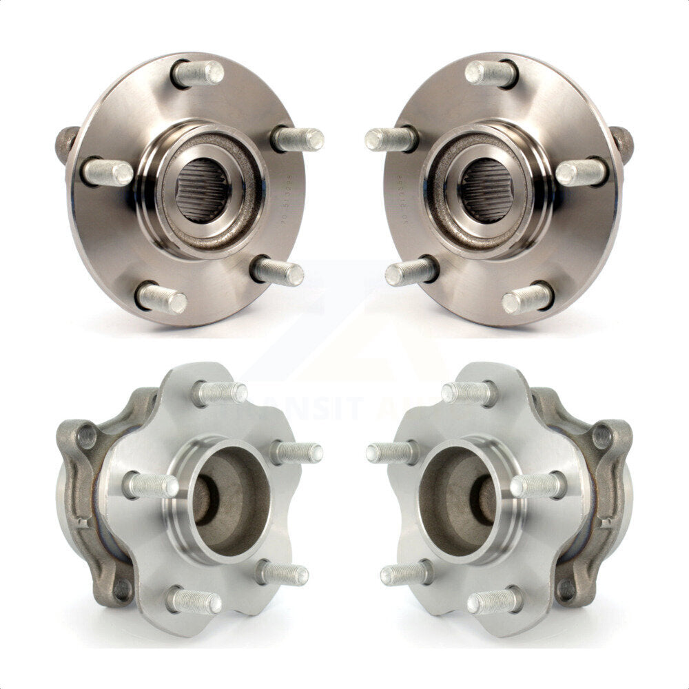 Front Rear Wheel Bearing & Hub Assembly Kit For 2007-2012 Nissan Sentra 2.5L K70-101270