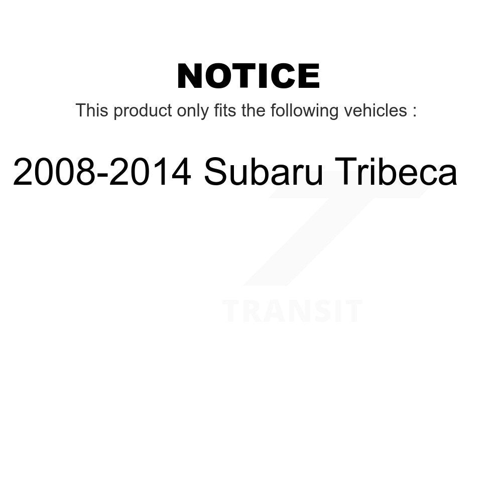 Front Rear Wheel Bearing & Hub Assembly Kit For 2008-2014 Subaru Tribeca K70-101233