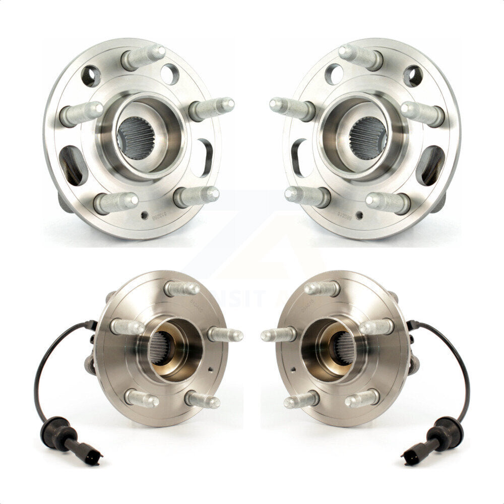 Front Rear Wheel Bearing & Hub Assembly Kit For 2010-2017 Chevrolet Equinox GMC Terrain K70-101262