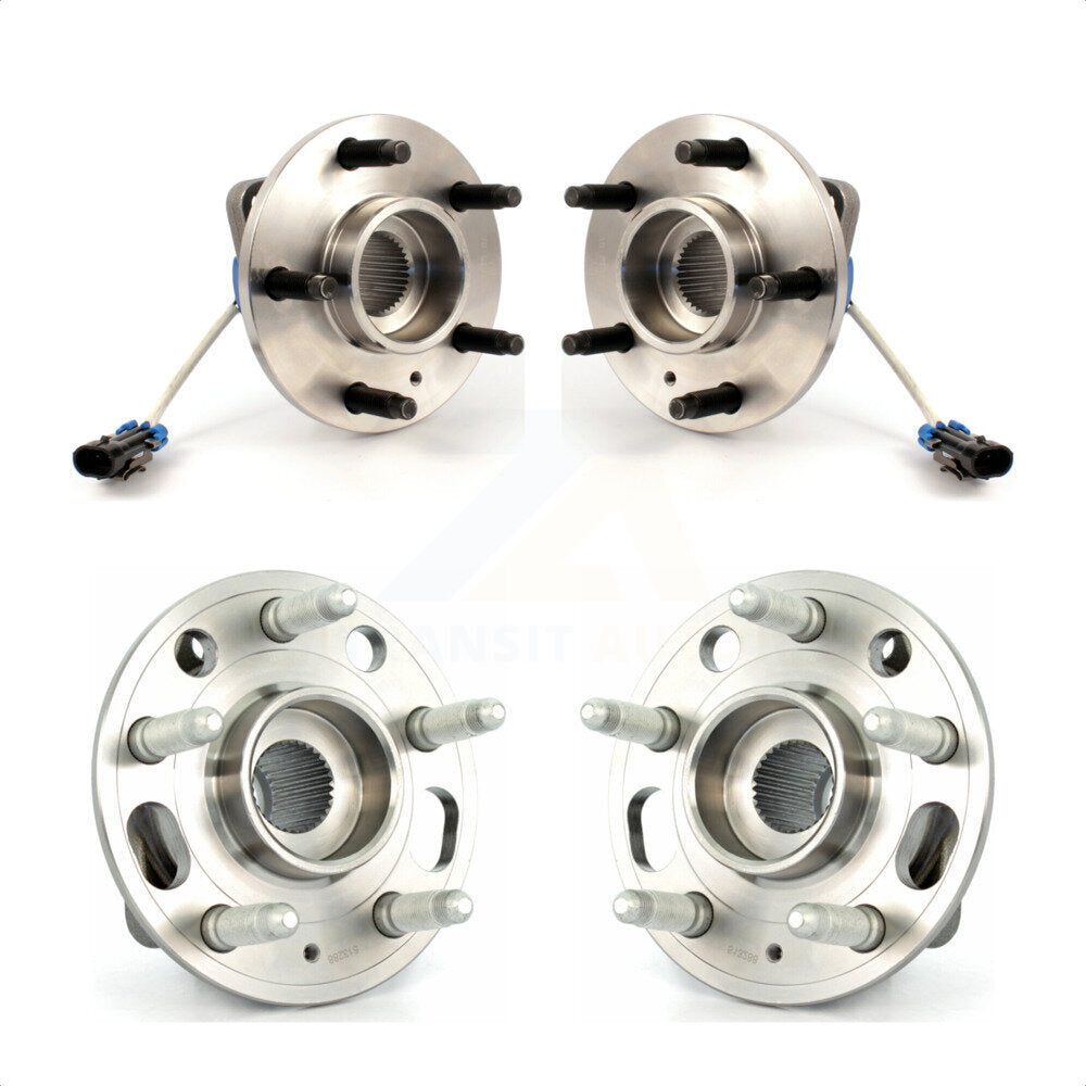 Front Rear Wheel Bearing & Hub Assembly Kit For 2010 Buick Allure K70-101424