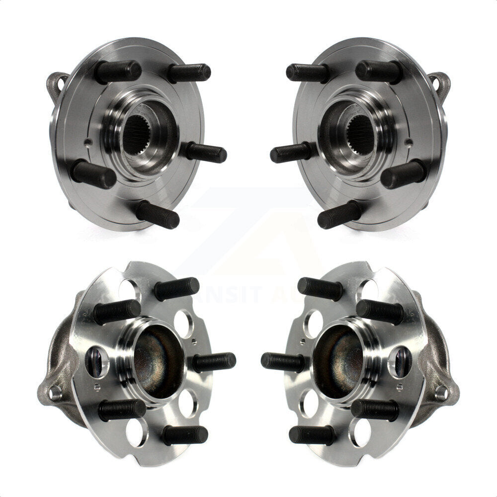 Front Rear Wheel Bearing & Hub Assembly Kit For 2011-2017 Honda Odyssey K70-101452