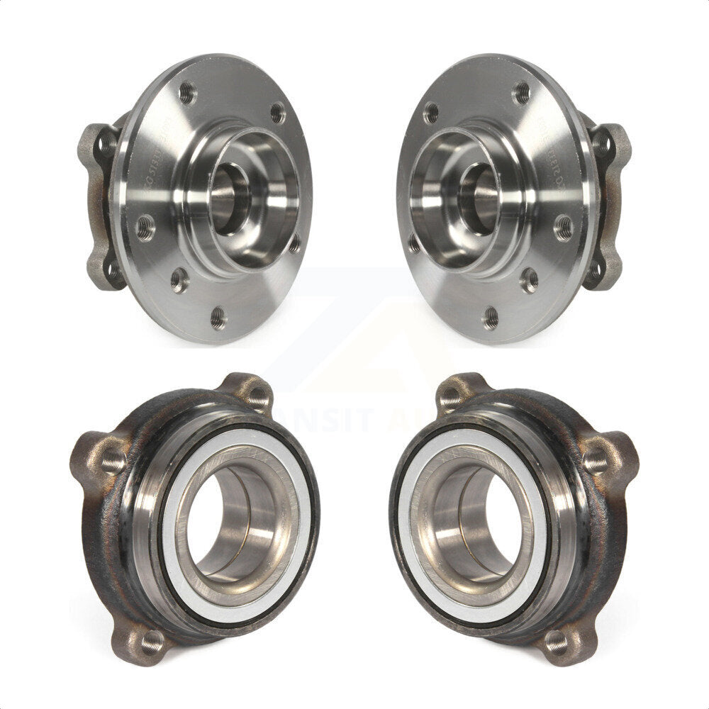 Front Rear Wheel Bearing & Hub Assembly Kit For 2012-2014 BMW X1 AWD K70-101432
