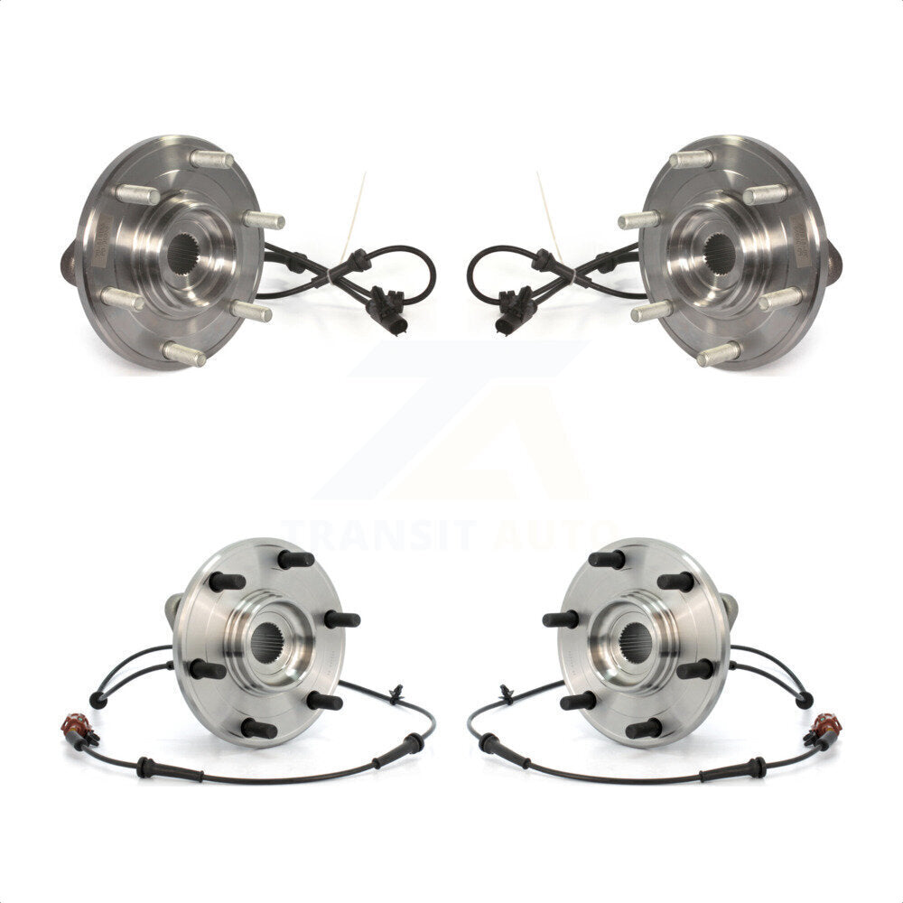 Front Rear Wheel Bearing & Hub Assembly Kit For 2012 Nissan Armada 4WD From 12 11 K70-101442
