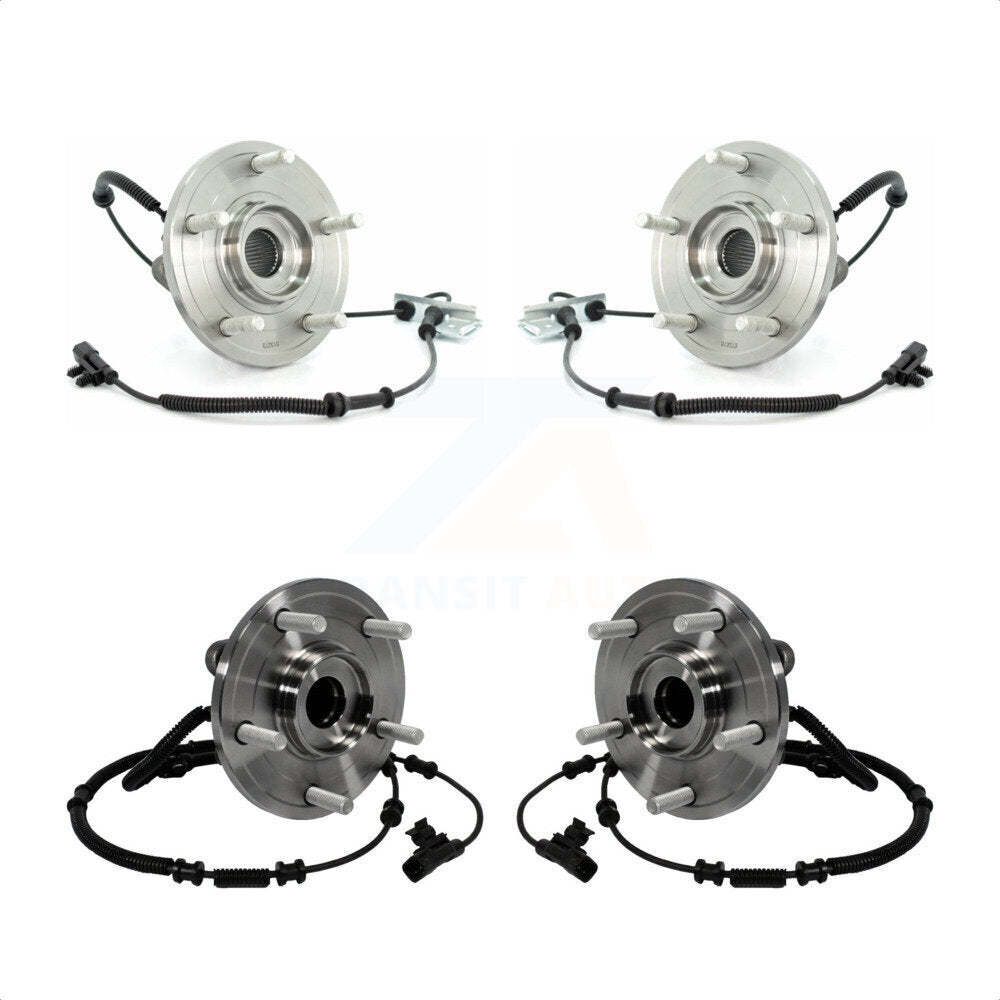 Front Rear Wheel Bearing & Hub Assembly Kit For 2012 Volkswagen Routan K70-101427