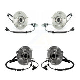 Front Rear Wheel Bearing & Hub Assembly Kit For 2012 Volkswagen Routan K70-101427
