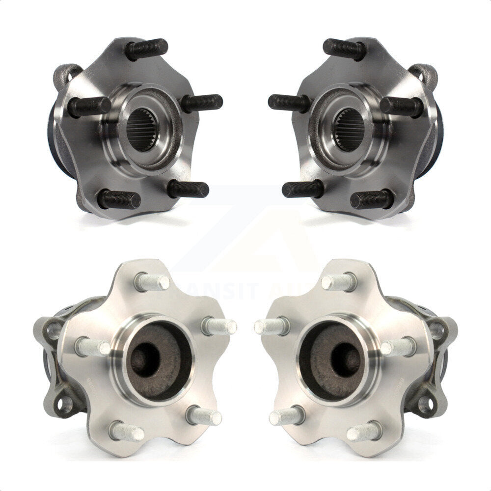 Front Rear Wheel Bearing & Hub Assembly Kit For 2013-2019 Nissan NV200 K70-101934