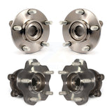 Front Rear Wheel Bearing & Hub Assembly Kit For 2014-2015 Nissan Rogue Select AWD K70-101357
