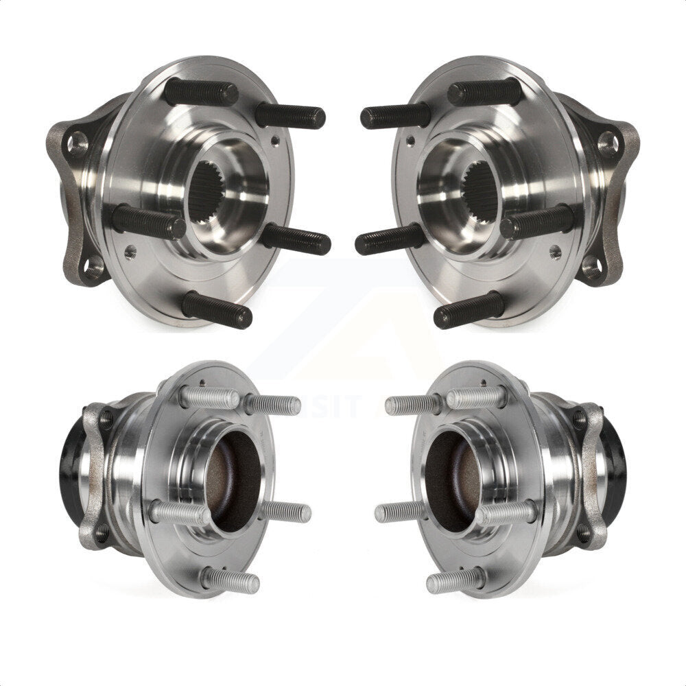 Front Rear Wheel Bearing & Hub Assembly Kit For 2015-2019 Kia Sedona K70-101819