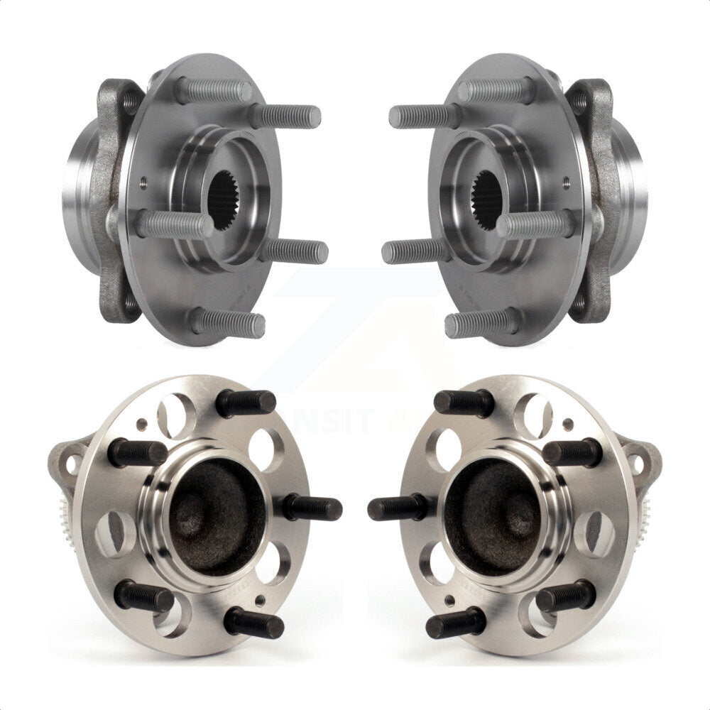 Front Rear Wheel Bearing & Hub Assembly Kit For 2017 Hyundai Elantra GT K70-101471