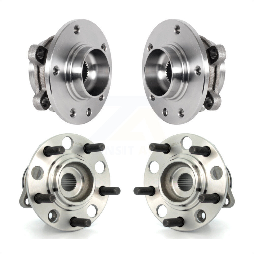 Front Rear Wheel Bearing & Hub Assembly Kit For 2017 Jeep Compass 4WD Vehicles Manufactured In Mexico K70-101928