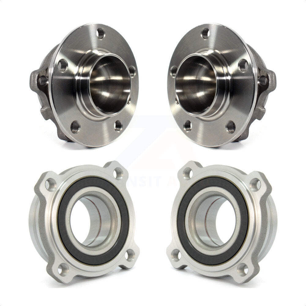 Front Rear Wheel Bearing & Hub Assembly Kit For BMW 535i 528i 550i K70-101454
