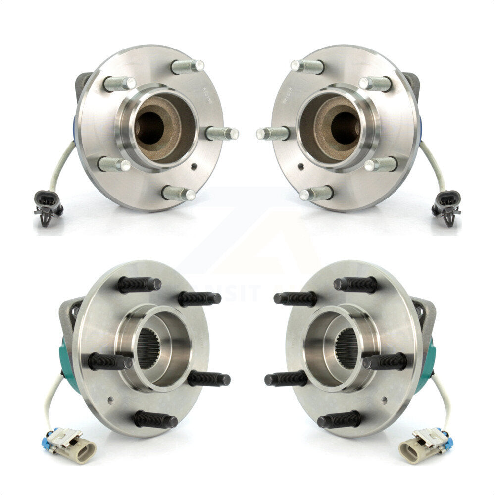 Front Rear Wheel Bearing & Hub Assembly Kit For Cadillac CTS STS K70-101193