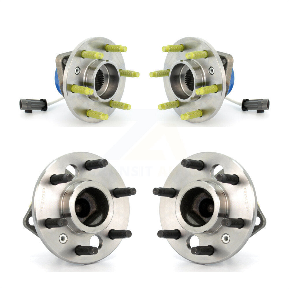 Front Rear Wheel Bearing & Hub Assembly Kit For Chevrolet Uplander Buick Terraza Pontiac Montana Saturn Relay 4 Hole Rectangular Flange K70-101228