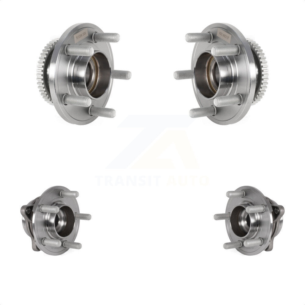Front Rear Wheel Bearing & Hub Assembly Kit For Ford Mustang K70-101862