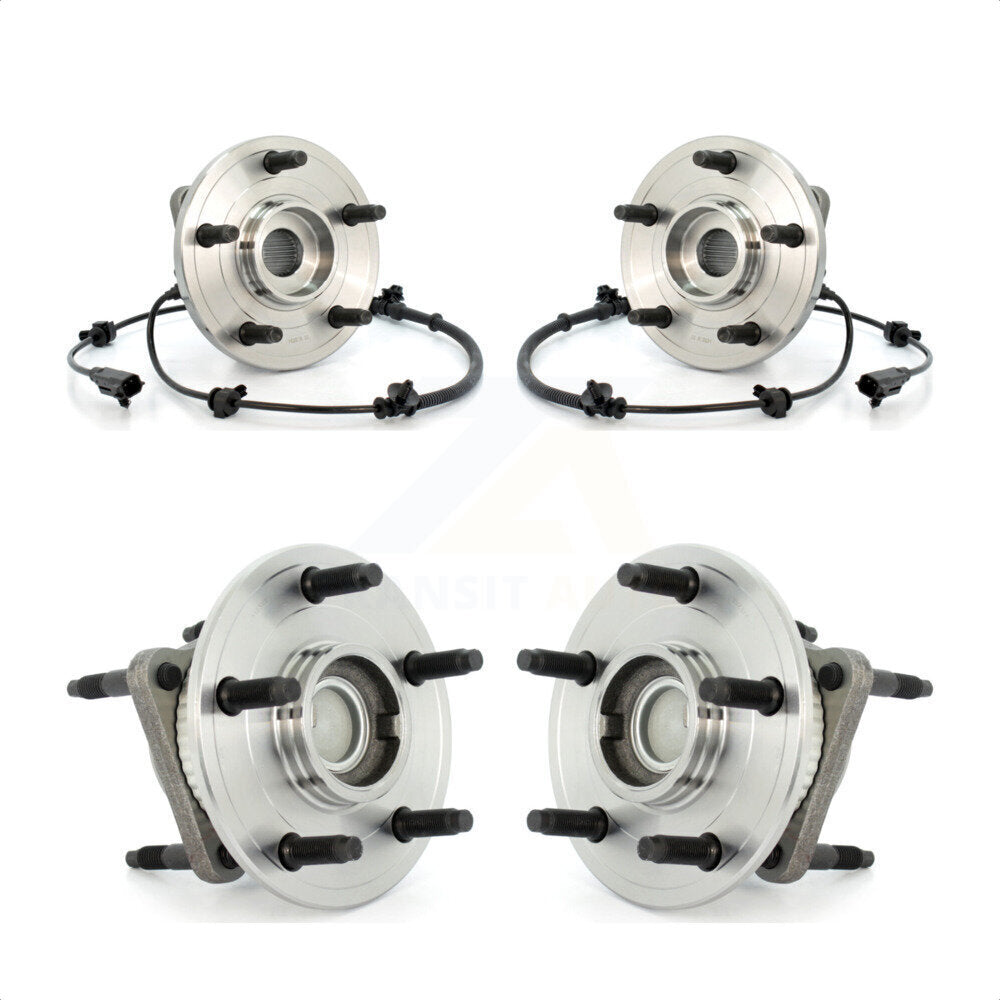 Front Rear Wheel Bearing & Hub Assembly Kit For Jeep Grand Cherokee Commander K70-101227