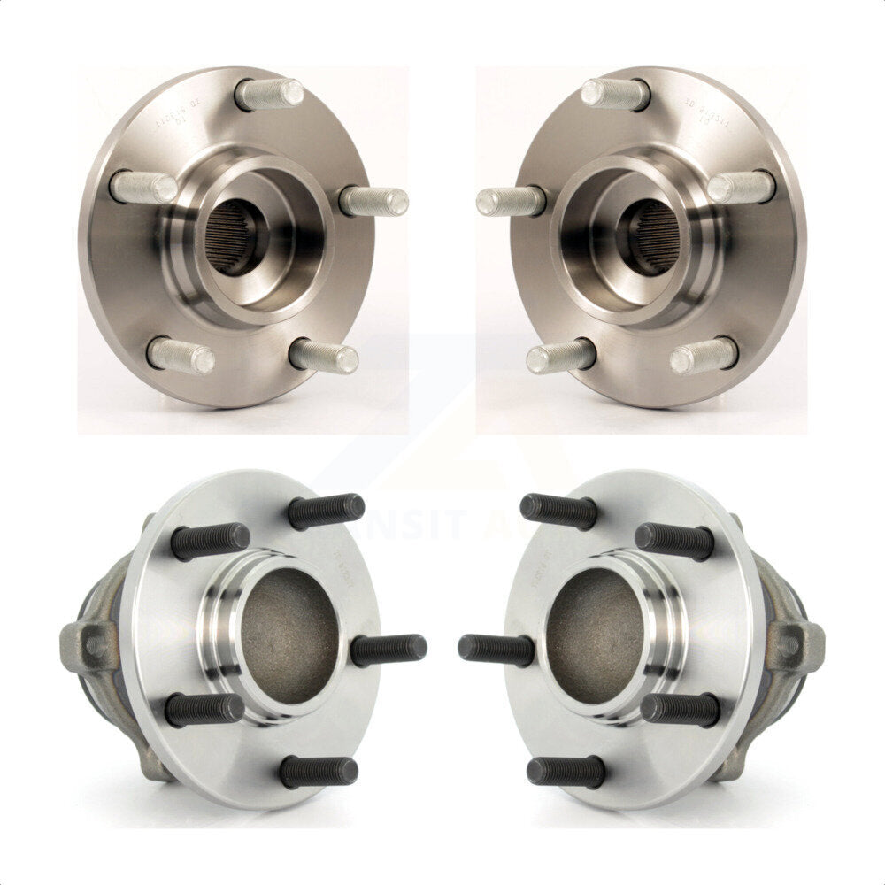 Front Rear Wheel Bearing & Hub Assembly Kit For Mazda 3 4-Wheel ABS K70-101208