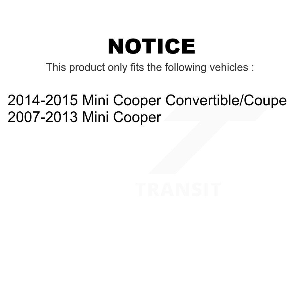 Front Rear Wheel Bearing & Hub Assembly Kit For Mini Cooper K70-101276