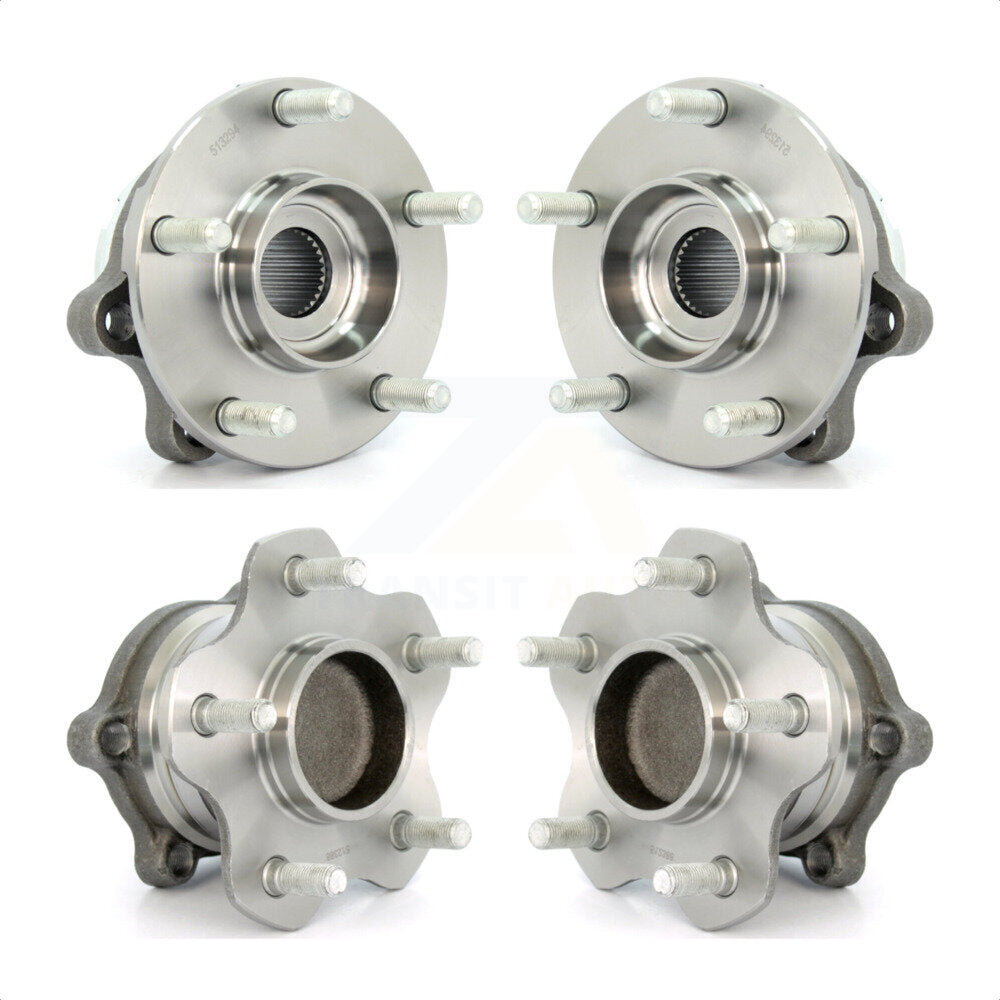 Front Rear Wheel Bearing & Hub Assembly Kit For Nissan Altima K70-101264