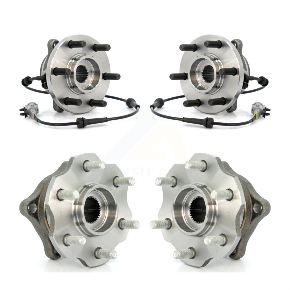 Front Rear Wheel Bearing & Hub Assembly Kit For Nissan Pathfinder K70-101293
