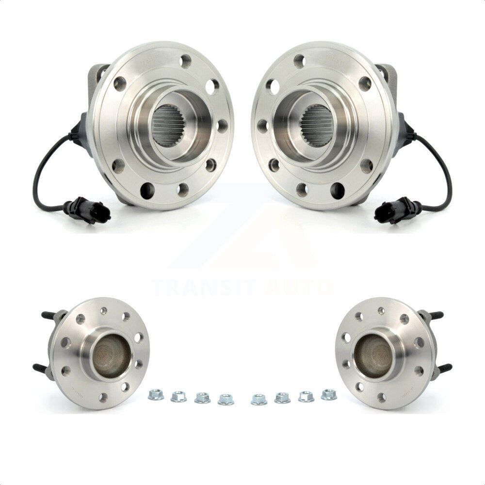 Front Rear Wheel Bearing & Hub Assembly Kit For Saab 9-3 9-3X K70-101196